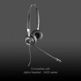 img 1 attached to 🎧 Кабель-гарнитура высокого качества Smart Cord 1200GN длиной 4 фута для Jabra, GN Netcom, Liberation - совместим с Mitel, Cisco, Yealink, NEC, Aastra, Nortel, Shortel, Allworx, Polycom, Avaya Vantage Series.