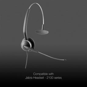 img 2 attached to 🎧 Кабель-гарнитура высокого качества Smart Cord 1200GN длиной 4 фута для Jabra, GN Netcom, Liberation - совместим с Mitel, Cisco, Yealink, NEC, Aastra, Nortel, Shortel, Allworx, Polycom, Avaya Vantage Series.