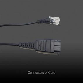 img 3 attached to 🎧 Кабель-гарнитура высокого качества Smart Cord 1200GN длиной 4 фута для Jabra, GN Netcom, Liberation - совместим с Mitel, Cisco, Yealink, NEC, Aastra, Nortel, Shortel, Allworx, Polycom, Avaya Vantage Series.