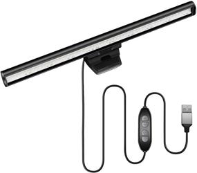 img 4 attached to 🖥️ HIOUME Laptop Monitor Light Bar: Portable USB e-Reading LED Task Lamp with Adjustable Color Temperature and Dimming Levels, No Screen Glare - Enhance Eye Health Care and Space Saving Solution for Travel