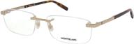 mont blanc mb0023o eyewear frame logo