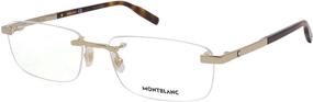 img 4 attached to Mont Blanc MB0023O Eyewear Frame