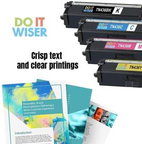 img 2 attached to Do it Wiser TN436 TN 436 TN436BK TN433 Compatible Toner 🖨️ Cartridge Replacement for Brother MFC-L8900CDW HL-L8360CDW HL-L8260CDW MFC-L8610CDW MFC-L9570CDW HL-L9310CDW Printer (4 Pack)