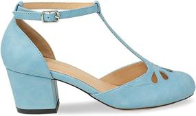 img 3 attached to Chase Chloe Kimmy 36 Teardrop T Strap Women's Shoes in Pumps