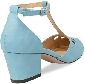 img 1 attached to Chase Chloe Kimmy 36 Teardrop T Strap Women's Shoes in Pumps