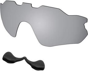 img 4 attached to 🕶️ Predrox Silver Replacement Polarized Sunglasses: Ultimate Men's Eyewear Accessory Guide