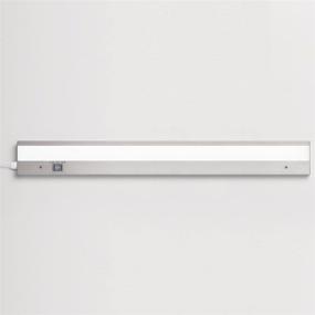 img 3 attached to WAC Lighting Duo ACLED Dual Color Option Bar in Brushed Aluminum Finish - 24 Inches, 2700K and 3000K