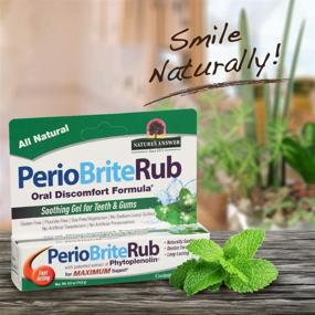 img 3 attached to 🦷 Natures Answer Periorub Topical Gel for Teeth and Gums - 0.5 oz (Pack of 3), Dentist Formulated Soothing Rub