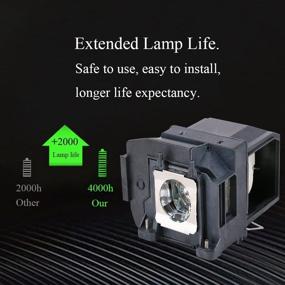 img 2 attached to 📽️ YOSUN v13h010l85 Replacement Lamp for Epson ELPLP85 PowerLite Home Cinema 3500 3100 3000 3600E 3700 3900 3200 3800 EH-TW6600 EH-TW6800 EH-TW6700 EH-TW6600W Projector Lamp Bulb with Housing - 250W