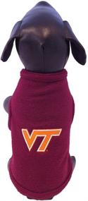 img 2 attached to 🐾 NCAA Virginia Tech Hokies Polar Fleece Dog Sweatshirt: Cozy and Official Gear for your Canine Companion!