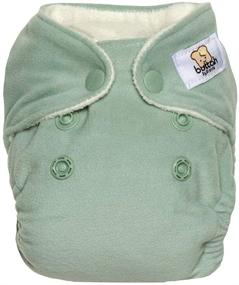 img 4 attached to Soft and Snug: GroVia Buttah Newborn 🍑 All in One Snap Reusable Cloth Diaper (AIO)