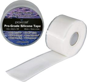 img 4 attached to Proxicast Pro-Grade Extra Strong 30mil Weatherproof Self-Fusing Silicone Rubber Sealing Tape - Outdoor Antenna Coax & Electrical Cables, Hose/Pipe Leaks & Emergency Repairs (15ft Roll, White)