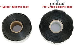 img 2 attached to Proxicast Pro-Grade Extra Strong 30mil Weatherproof Self-Fusing Silicone Rubber Sealing Tape - Outdoor Antenna Coax & Electrical Cables, Hose/Pipe Leaks & Emergency Repairs (15ft Roll, White)