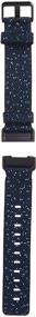 img 4 attached to 👉 Official Fitbit Product - Woven Midnight Small Accessory Band for Fitbit Charge 4