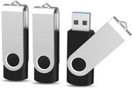 💾 kootion 3 x 32gb usb 3.0 flash drive - high-speed 32 gb thumb drive with swivel design - reliable jump drive logo