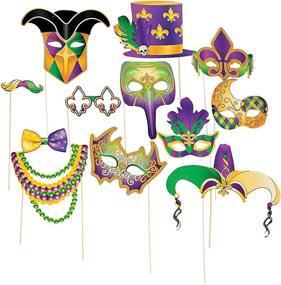 img 3 attached to Mardi Gras Handheld Costume Props