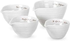 img 1 attached to 🥣 White Portmeirion Sophie Conran Measuring Cups Set - Pack of 4