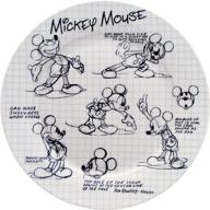 🐭 magical disney sketchbook mickey dinner plate - add enchantment to your meals! logo