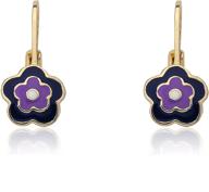 enchanting elegance: little miss twin stars earrings for girls' jewelry logo