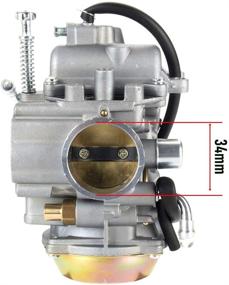 img 2 attached to 🚀 Высокопроизводительная замена карбюратора LKV ATV для Polaris Sportsman 335 (1999-2000)