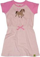 john deere girls' horse dress: perfect for little equestrians! logo