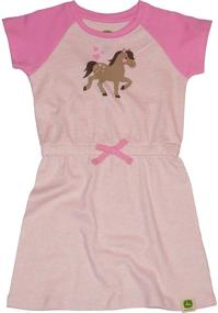 img 1 attached to John Deere Girls' Horse Dress: Perfect for Little Equestrians!