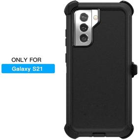 img 3 attached to AICase Galaxy S21 Belt-Clip Holster Case with Screen Protector - Heavy Duty Drop Protection, Full Body Rugged Shockproof/DustProof, Military Grade Tough Durable Phone Cover for Samsung Galaxy S21