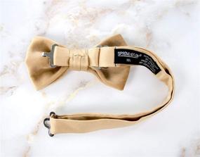 img 2 attached to Kids Velvet Bow 👦 Tie for Boys by Spring Notion