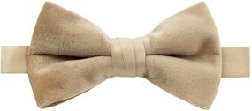 img 4 attached to Kids Velvet Bow 👦 Tie for Boys by Spring Notion