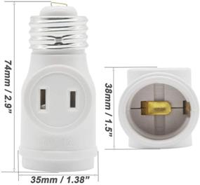 img 1 attached to 🔌 UL Certified Adapter Splitter for Converting Polarized Outlets