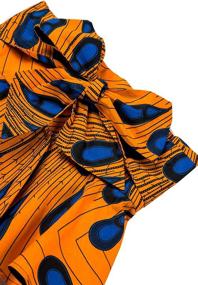 img 2 attached to 👗 Stylish Shenbolen Women African Print Dashiki Tradition Waist Belts - One Size Fits All
