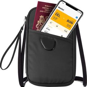 img 2 attached to Passport Holder Document Organizer RFID Blocking
