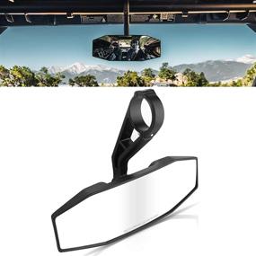 img 4 attached to 🔍 RZR Rear View Center Mirror: OKBA Ultra Clear UTV Mirror for Polaris RZR 800 1000 S 900 XP 1000 & Arctic Cat Wildcat X 1000 (2881540) - ShatterProof Glass, Designed for 1.75" Roll Bar