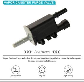 img 3 attached to 🚀 High-Quality Vapor Canister Purge Solenoid Valve Compatible with Chevy Silverado Suburban Savana Sierra GMC Yukon Buick Cadillac Isuzu Pontiac Saab Saturn - OE Replace # 214-1680 12597567 911-032