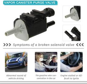 img 1 attached to 🚀 High-Quality Vapor Canister Purge Solenoid Valve Compatible with Chevy Silverado Suburban Savana Sierra GMC Yukon Buick Cadillac Isuzu Pontiac Saab Saturn - OE Replace # 214-1680 12597567 911-032