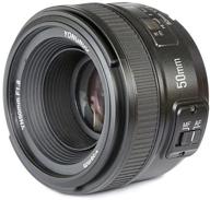 yongnuo yn50mm f1.8n standard prime lens: large aperture, auto/manual focus (af/mf) for nikon dslr cameras logo