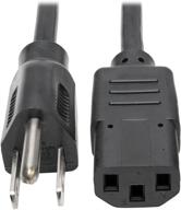 🔌 tripp lite standard iec 320 c13 p006 015 power cable: reliable performance and safety logo