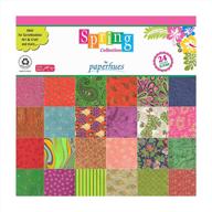 🌸 enhance your crafts with paperhues spring blossom collection handmade papers 12x12" pad, 24 sheets logo