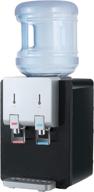 💧 amay top loading water cooler dispenser - hot & cold water dispenser with child safety lock for drinking fountain logo