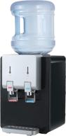 💧 amay top loading water cooler dispenser - hot & cold water dispenser with child safety lock for drinking fountain логотип