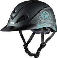 troxel rebel helmet turquoise medium logo