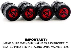 img 2 attached to 🚫 Pilot IP-2042E Bio-Hazard Valve Caps - Aluminum, 1 Pack: Protect and Enhance Your Vehicle with These Pilot Automotive Caps!