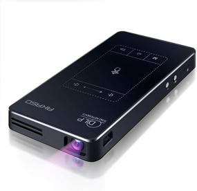 img 4 attached to 📽️ AKASO WT50 Mini Projector: 1080P HD WiFi DLP Portable Video Projector with Android 7.1, Wireless & Wired Screen Sharing, Trackpad Design – Pocket-Sized Home Theater Pico Projector for iPhone and Android