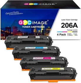 img 4 attached to 🖨️ GPC Image Compatible Toner Cartridge Replacement for HP 206A 206X W2110A W2111A W2112A W2113A - for HP Color M255dw MFP M283cdw M283fdw M282nw M283 M255 Printer Tray (4 Pack)