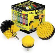 power scrubber drill brush by useful products - toilet bowl cleaner - bathroom set - floor, shower, grout, and tile cleaner logo