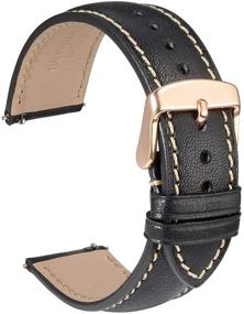 img 4 attached to 👞 WOCCI Leather Buckle Release Contrasting: The Perfect Accessory for Effortless Style