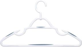 img 1 attached to Honey Can Do Plastic Hangers 12 Pack HNG 09044