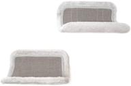 cat wall perches floating shelves embrace design grey - solid wood set of 2 by big nose logo