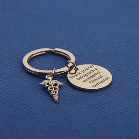 img 1 attached to BAUNA Nursing Instructor Keychain-Ring: Innovative Keychain for Nurse Clinical Instructors