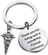bauna nursing instructor keychain-ring: innovative keychain for nurse clinical instructors logo